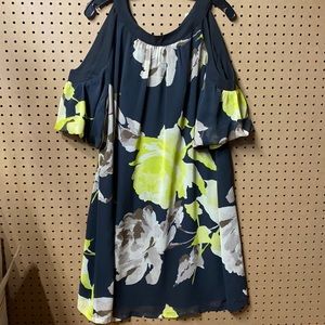 New York & Company Cold Shoulder Dress